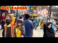 Lahore 🇵🇰 Iftar Time in Walled City | Walking Through Old Streets 4K