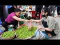 Harvesting Plums and Village Market and Bamboo House Build - Ly Thi Ca Daily Life