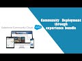 Salesforce Community Deployment through experience bundle