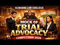 Mock of trial advocacy competition 2026
