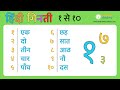 Hindi Number Names 1 to 10 | Counting in Hindi | Learn Hindi Ginti 1 to 100