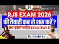 RJS Exam 2026 Preparation | When to Start? Best Strategy Explained | Sarthi Institute of Law
