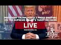 REPLAY: President Trump Hosts a Press Briefing on the Supreme Court’s Tariff Decision - 02/20/26