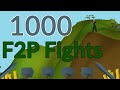 1,000 F2P Pking Fights | A Data Driven Review of Learning to PK in OSRS