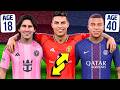 I Put Messi, Ronaldo \u0026 Mbappe's Careers in Reverse