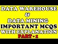 Data warehouse and Data Mining MCQ | Final year exams 2020 | Data mining MCQ | UGC | NET WestBengal