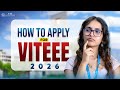 VITEEE 2026 | B. Tech. Admissions | How to apply | VIT Engineering Entrance Examination 2026