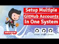 How To Handle And Configure Multiple GitHub Accounts In One Computer | Linux/Ubuntu | SSH Key Config