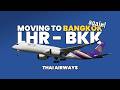 Moving to Thailand! My Thai Airways Flight from London Heathrow to Bangkok ✈️