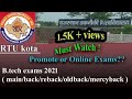 RTU Students voice 🔥 for Promotion/Online Exams of B.Tech Main/Back/Reback/Mercy back Exams ✔ | RTU