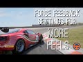 How to : Force Feedback settings for any wheelbase (including Simagic Simpro settings for ACC)