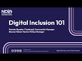 NDIA Digital Inclusion 101 Webinar