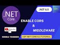 How to enable CORS in .NET CORE Web API 6.0 | What is middleware in .NET CORE 6.0