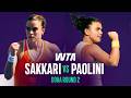 Maria Sakkari vs. Jasmine Paolini | 2026 Doha Round 2 | WTA Match Highlights