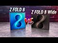Samsung Galaxy Z Fold 8 VS Samsung Galaxy Fold 8 Wide