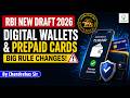 New Rules for Digital Wallets! RBI Draft Master Direction on PPIs 2026 Explained