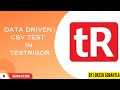 Part 11: Data Driven in TestRigor | CSV Test Data File
