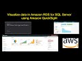Visualize data in Amazon RDS for SQL Server using Amazon QuickSight