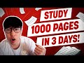 How I avoid feeling overwhelmed when studying MASSIVE content