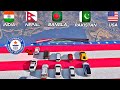GTA V India Vs Pakistan Vs Nepal Vs Bangladesh Vs USA SKY RAMP CHALLENGE