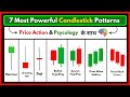 7 Most Powerful Candlestick Patterns with Price Action and Psychology | Technical Analysis