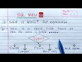 view in sql | types of view in sql | Oracle Database