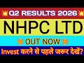 NHPC Q2 Results 🔴 NHPC Q2 Result Today 🔴 NHPC Share News 🔴 NHPC Q2 🔴 NHPC Share Latest News