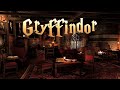 Study In Gryffindor Common Room✨HP Asmr Ambience | Magic Spells, Page Turning, Crackling Fire \u0026 More
