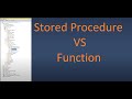 Interview Questions: Stored Procedure VS Function