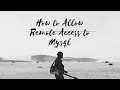 How to Allow Remote Access to MySql