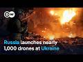 Ukraine: Several killed in one of the largest aerial onslaughts in four years | DW News