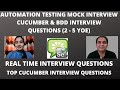 Automation Testing Interview Questions| BDD, Cucumber | 2.5 Years Of Experience
