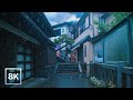 Rainy Morning in Enoshima / 8K 60fps HDR / Relaxing Piano + Rain Sound