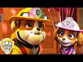 Rubble \u0026 Skye The Fire Squad! 🔥 | Rubble - Paw Patrol | Cartoons for Kids