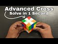 How to Solve Cross in 1 Second | Advanced Cross Tutorial