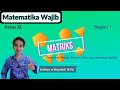 Pengertian, Notasi, Elemen, Ordo, dan Jenis-jenis Matriks