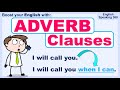 ADVERB CLAUSES Made Easy | All 9 Types Explained with Real Examples \u0026 Pictures