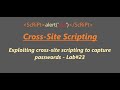 Exploiting cross-site scripting to capture passwords without Burpsuite Collaborator - Lab#23