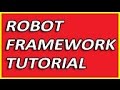 Robot Framework Data-Driven Tests - Overview