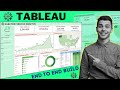 Tableau Full Project for Data Analysis | Start to End Tableau Dashboard Project