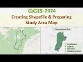 Creating Shapefile and Study Area Map for any Location | Latest Tutorial using QGIS