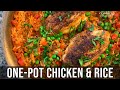 30 Minute Healthy and Spicy One Pot Chicken \u0026 Rice Recipe