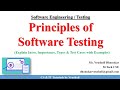 SE 41: Software Testing Basics | Introduction \u0026 Key Principles Explained with Example