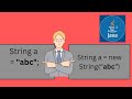 #1000  Java Interview  Questions | String Literal vs new String in Java | string object ,literal