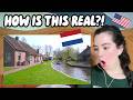 American Girl Reacts to Walking Trough Beautiful Netherlands Village Giethoorn!