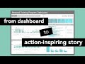 Transform dashboard insights into an action-inspiring story