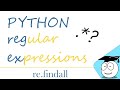 python findall