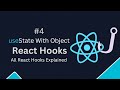 React Hooks Tutorial - 4 - useState with object (2023)