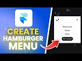 How To Create Hamburger Menu In Framer (Full Guide)