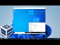 How to Install Windows Server 2022 on VirtualBox